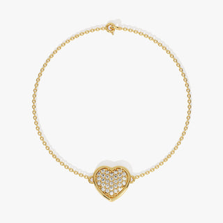 round-cut-diamond-heart-bracelet-for-her