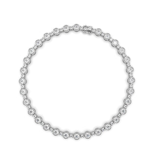 bezel-set-round-cut-moissanite-diamond-tennis-bracelet-for-women