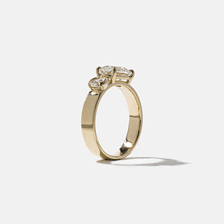 1.85TCW Unique Round & Oval Toi Et Moi Engagement Ring For Her