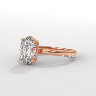 1.50CT Oval Diamond Solitaire Moissanite Engagement Ring