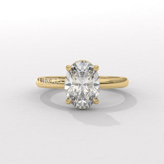 1.50CT Oval Diamond Solitaire Moissanite Engagement Ring