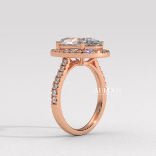 oval diamond halo ring, dainty oval shaped ring, yellow gold oval ring, elegant oval diamond ring