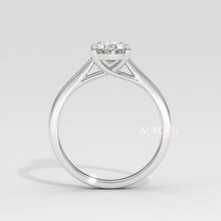 1.50CT Oval Diamond Solitaire Setting Moissanite Engagement Ring