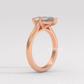 1.50CT Pear Diamond Solitaire Moissanite Engagement Ring