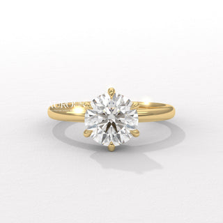 1.50CT Round Diamond Solitaire Moissanite Engagement Ring