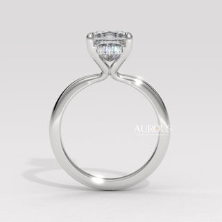 1.50CT Princess Cut Diamond Hidden Halo Setting Moissanite Engagement Ring