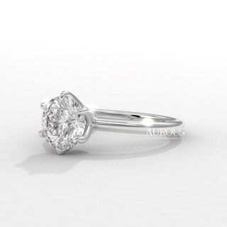 1.50CT Round Diamond Solitaire Moissanite Engagement Ring