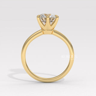1.50CT Round Diamond Solitaire Moissanite Engagement Ring