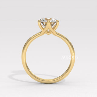 1.50CT Round Diamond Solitaire Setting Moissanite Engagement Ring