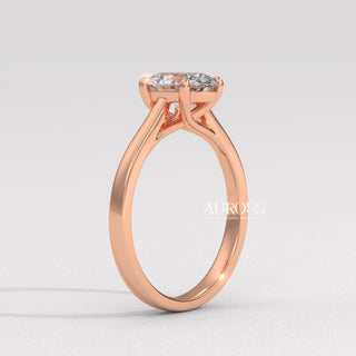1.50CT Oval Diamond Solitaire Setting Moissanite Engagement Ring