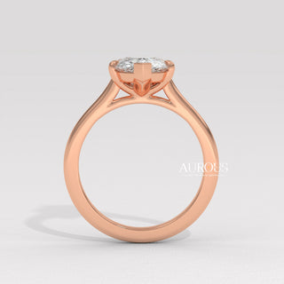 1.50CT Pear Diamond Solitaire Moissanite Engagement Ring