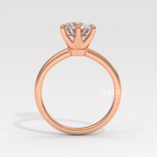 1.50CT Round Diamond Solitaire Moissanite Engagement Ring