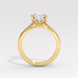 1.50CT Cushion Diamond Solitaire Moissanite Engagement Ring