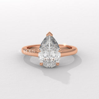 1.50CT Pear Diamond Solitaire Moissanite Engagement Ring