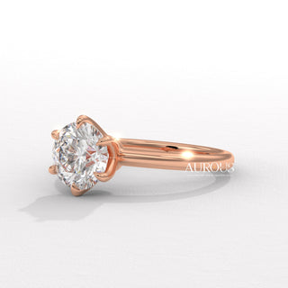 1.50CT Round Diamond Solitaire Moissanite Engagement Ring