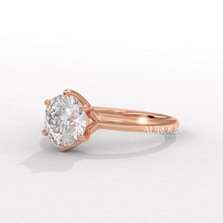 1.50CT Round Diamond Solitaire Setting Moissanite Engagement Ring