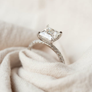 Moissanite engagement ring on a budget NY