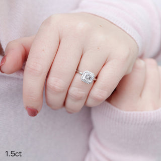 Best moissanite wedding rings for brides on sale