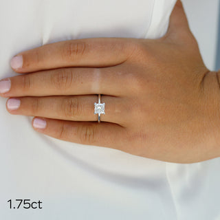 moissanite double halo ring Chicago