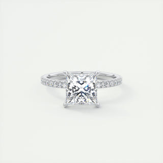 moissanite jewelry with floral-inspired aesthetics