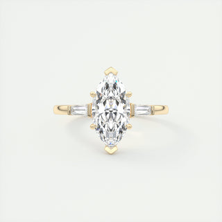 moissanite jewelry with geometric-inspired aesthetics