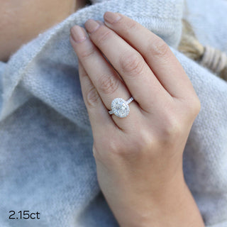 Moissanite diamond anniversary ring
