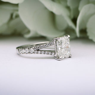 Moissanite diamond wedding jewelry set