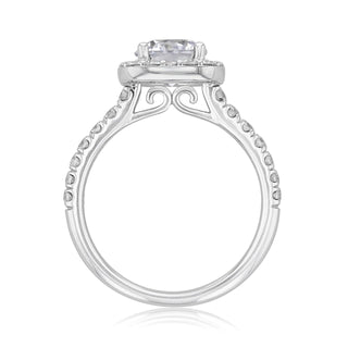 Moissanite wedding set with combo deals