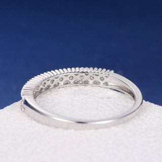 Vintage-inspired moissanite engagement ring