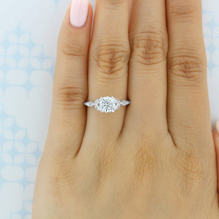 Moissanite wedding set with package deal