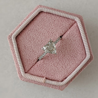 Unique moissanite bridal jewelry