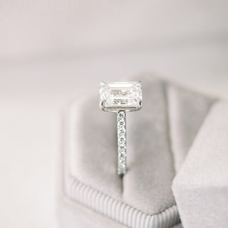 Moissanite diamond cluster drop earrings discounts
