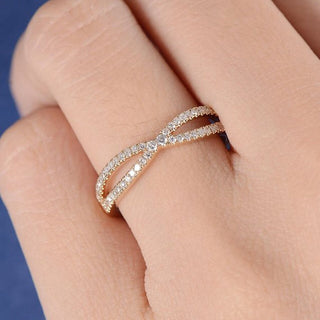 Moissanite diamond wedding ring set clearance online