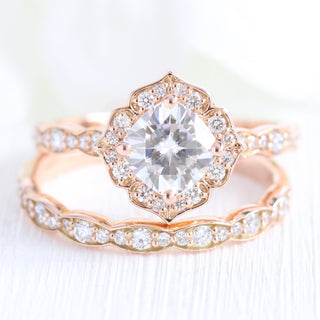 Moissanite stackable rings USA