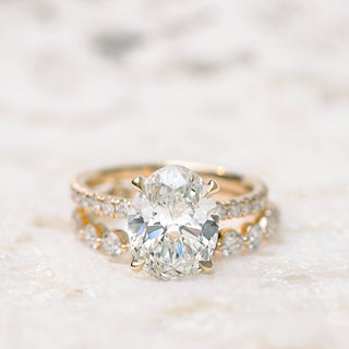 Moissanite diamond wedding ring set offers