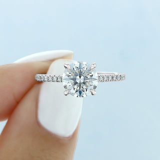 Moissanite wedding set with package sale