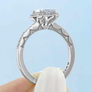 Moissanite wedding set with combo discount