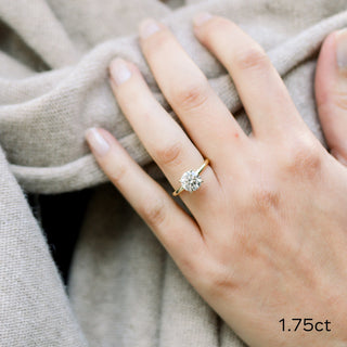 Moissanite promise rings