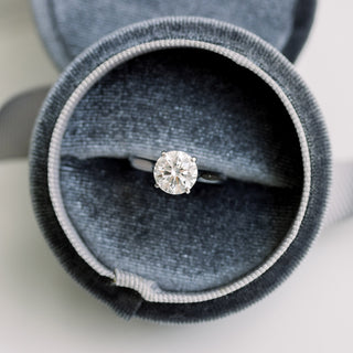 Affordable moissanite engagement rings
