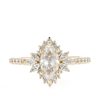 Moissanite eternity pendant