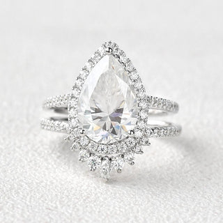 Moissanite engagement rings with vintage-inspired settings