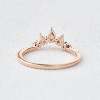 Moissanite engagement rings with minimalist unique gemstone looks