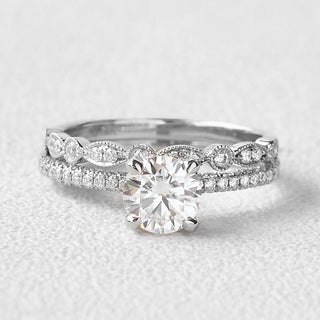 Unique halo moissanite engagement rings