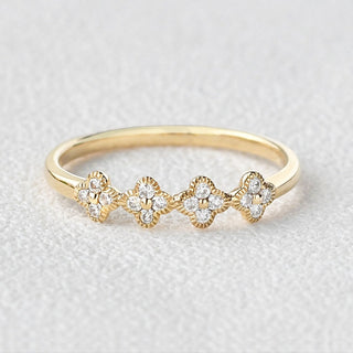 Moissanite engagement rings with minimalist unique gemstone designs