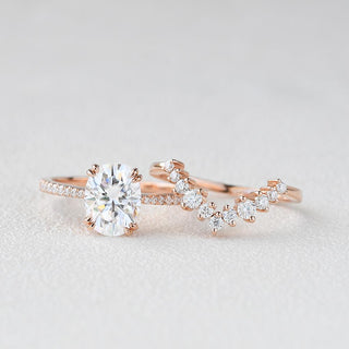 Vintage three-stone moissanite engagement rings under $500