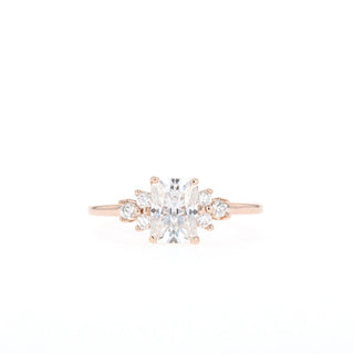 Rose gold moissanite jewelry