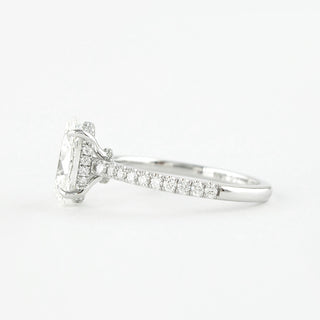Moissanite bypass trilogy ring NY
