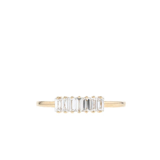 Moissanite minimalist wedding sets