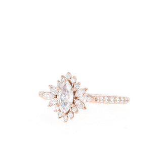 Moissanite leverback necklace