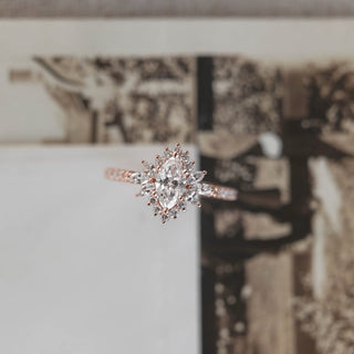 Moissanite solitaire studs